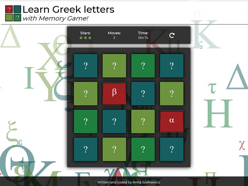 Memory Game Project